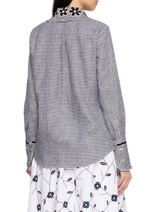 Back View - Click To Enlarge - JUPE BY JACKIE - Bixby Floral Embroidered Shirt
