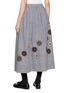 Back View - Click To Enlarge - JUPE BY JACKIE - Wolsely Floral Embroidered Midi Skirt