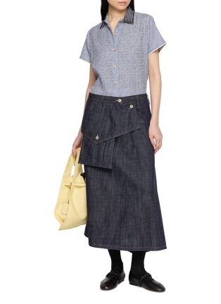 Figure View - Click To Enlarge - JUPE BY JACKIE - Ordo Embroidered Shirt