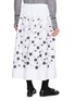 Back View - Click To Enlarge - JUPE BY JACKIE - Champlain Floral Embroidered Midi Skirt