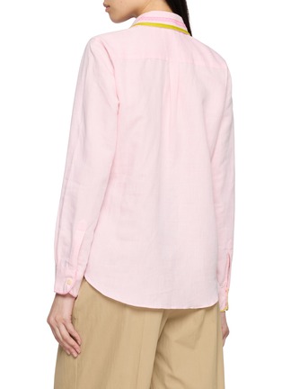 Back View - Click To Enlarge - JUPE BY JACKIE - Zeera Embroidered Collar Shirt