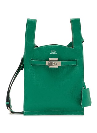 Main View - Click To Enlarge - BEAUTIFUL PEOPLE - Market Leather Shoulder Bag