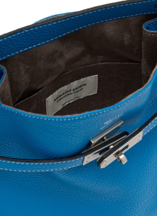 Detail View - Click To Enlarge - BEAUTIFUL PEOPLE - Large Market Leather Tote Bag