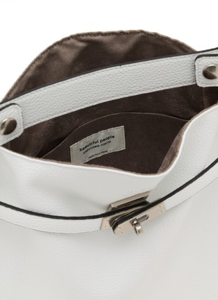 Detail View - Click To Enlarge - BEAUTIFUL PEOPLE - XLarge Market Leather Tote Bag