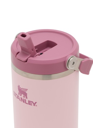 Detail View - Click To Enlarge - STANLEY - The IceFlow™ Flip Straw 2.0 Tumbler 30oz — Pink Dogwood Western