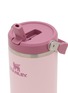 Detail View - Click To Enlarge - STANLEY - The IceFlow™ Flip Straw 2.0 Tumbler 30oz — Pink Dogwood Western