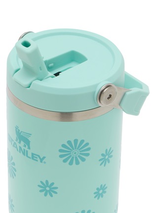 Detail View - Click To Enlarge - STANLEY - The Iceflow™ Flip Straw 2.0 Tumbler 30oz — Teal Daisies