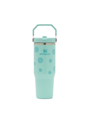Main View - Click To Enlarge - STANLEY - The Iceflow™ Flip Straw 2.0 Tumbler 30oz — Teal Daisies