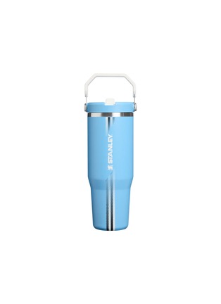 Main View - Click To Enlarge - STANLEY - The Iceflow™ Flip Straw 2.0 Tumbler 30oz — Team Light Blue White