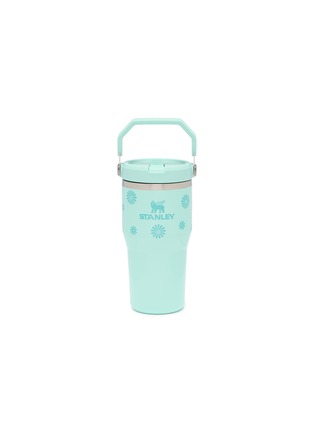 Main View - Click To Enlarge - STANLEY - The IceFlow™ Flip Straw 2.0 Tumbler 20oz — Teal Daisies
