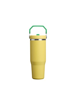 Detail View - Click To Enlarge - STANLEY - The Iceflow™ Flip Straw 2.0 Tumbler 30oz — Team Yellow Green