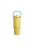 Detail View - Click To Enlarge - STANLEY - The Iceflow™ Flip Straw 2.0 Tumbler 30oz — Team Yellow Green