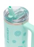 Detail View - Click To Enlarge - STANLEY - The Quencher ProTour Flip Straw Lid Tumbler 30oz — Teal Daisies