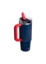 Detail View - Click To Enlarge - STANLEY - The Quencher ProTour Flip Straw Lid Tumbler 30oz — Team Navy Red
