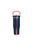 STANLEY The Iceflow™ Flip Straw 2.0 Tumbler 30oz — Team Navy Red