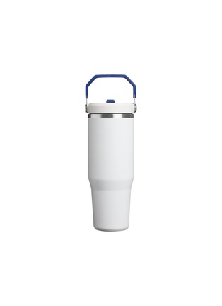 Detail View - Click To Enlarge - STANLEY - The Iceflow™ Flip Straw 2.0 Tumbler 30oz — Team White Dark Blue