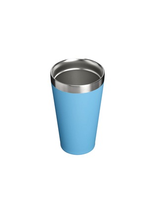 Detail View - Click To Enlarge - STANLEY - Stacking Pint 16oz — Team Light Blue White