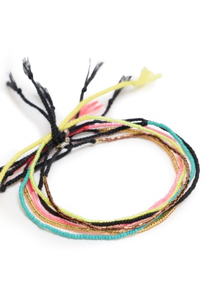 Detail View - Click To Enlarge - MC MATHIAS CHAIZE ACCESSORIES - Beaded Bracelets - Set of 6
