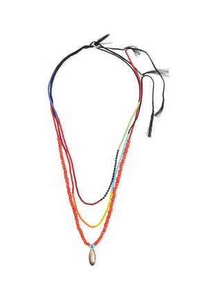 Main View - Click To Enlarge - MC MATHIAS CHAIZE - Beaded Pendant Necklace - Set of 3
