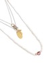 Detail View - Click To Enlarge - MC MATHIAS CHAIZE - Beaded Pendant Chain Necklace - Set of 3