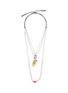 MC MATHIAS CHAIZE ACCESSORIES Beaded Pendant Chain Necklace - Set of 3