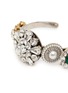 Detail View - Click To Enlarge - MM6 MAISON MARGIELA - Crystal Cuff Brass Bracelet