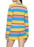 Back View - Click To Enlarge - POSSE - Tammy Striped Cotton Knit Cardigan