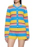 POSSE Tammy Striped Cotton Knit Cardigan