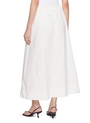 Back View - Click To Enlarge - POSSE - Harriet Broderie Anglaise Cotton Skirt