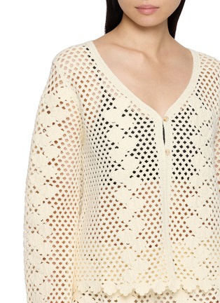  - POSSE - Saskia Crochet Cotton Knit Cardigan