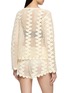 Back View - Click To Enlarge - POSSE - Saskia Crochet Cotton Knit Cardigan