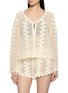 POSSE Saskia Crochet Cotton Knit Cardigan