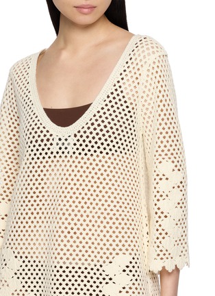  - POSSE - Saskia Crochet Cotton Knit Dress