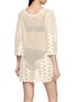 Back View - Click To Enlarge - POSSE - Saskia Crochet Cotton Knit Dress