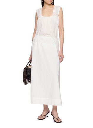 Figure View - Click To Enlarge - POSSE - Harriet Sleeveless Broderie Anglaise Top