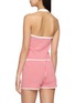 Back View - Click To Enlarge - POSSE - Micah Gingham Knit Halter Top