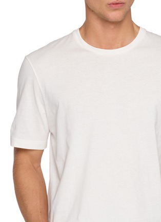  - THE ROW - Luke Back Seam Textured Cotton Jersey T-Shirt