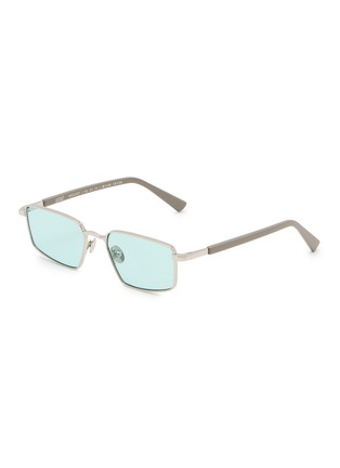 Main View - Click To Enlarge - GAST - Veyra Metal Irregular Sunglasses