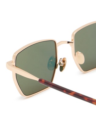 Detail View - Click To Enlarge - GAST - Aether Metal Irregular Sunglasses