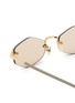 Detail View - Click To Enlarge - GAST - Lunar Metal Polygonal Sunglasses