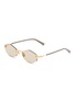 GAST Lunar Metal Polygonal Sunglasses