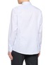 Back View - Click To Enlarge - ETON  - Striped Signature Twill Cotton Shirt