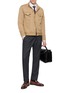 Figure View - Click To Enlarge - ETON  - Striped Signature Twill Cotton Shirt