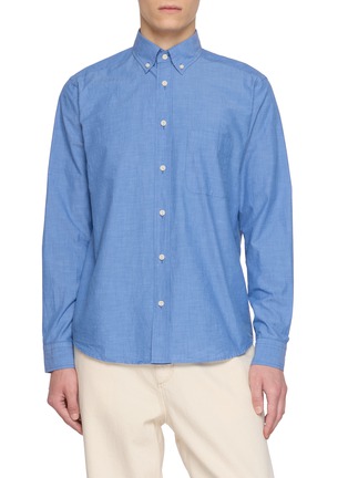Main View - Click To Enlarge - ETON  - Long Sleeve Cotton Shirt