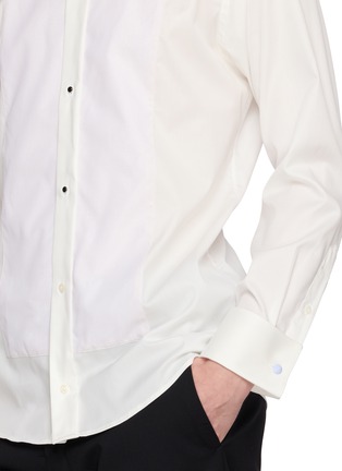  - ETON  - Long Sleeve Metallic Panel Dress Shirt