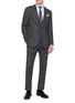 Figure View - Click To Enlarge - ETON  - Long Sleeve Cotton Dress Shirt