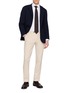Figure View - Click To Enlarge - ETON  - Long Sleeve Contrast Button Shirt