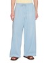 LOEWE Drawstring Anagram Embroidered Light Wash Pants