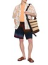 Figure View - Click To Enlarge - LOEWE - Gradient Stripe Drawstring Pants