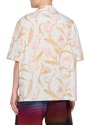 Back View - Click To Enlarge - LOEWE - Floral Oversized Shirt